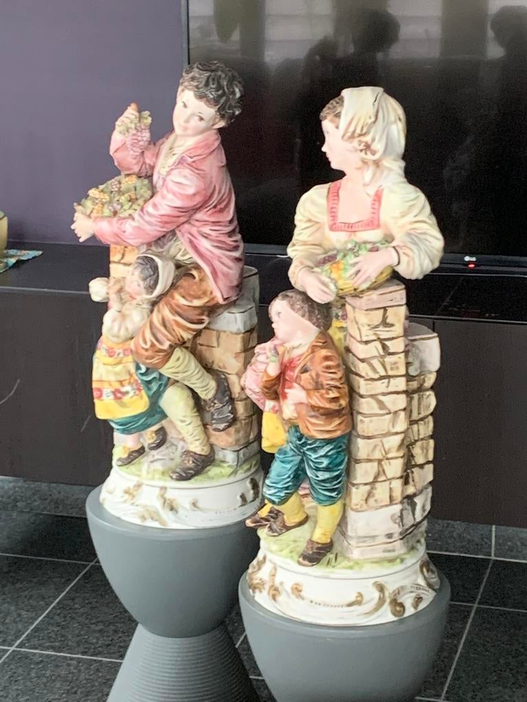 Twee beelden, Ophalen, Gebruikt, Mens