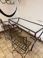 Table + 5 chaises FER FORGE, Maison & Meubles, Enlèvement, Comme neuf