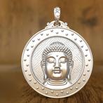 Tathagata Boeddha hanger - 925 Sterling Zilver, Argent, Envoi, Argent, Neuf