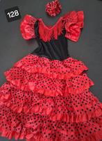 Prinsessenjurk flamenco kleed maat 128, Ophalen of Verzenden