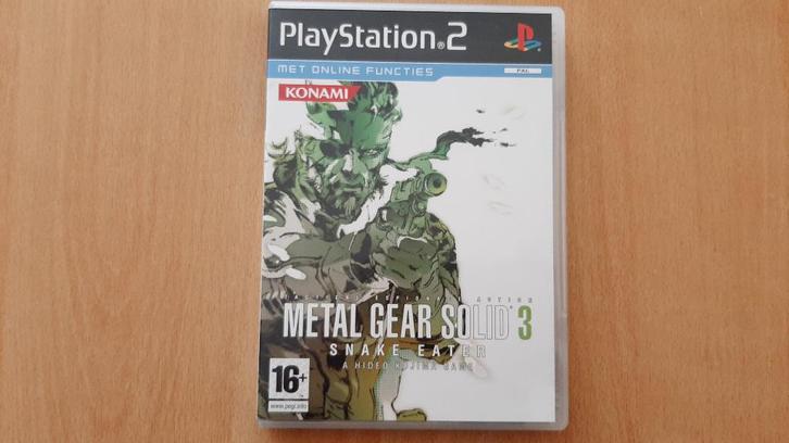 Metal Gear Solid 3 Snake Eater (PS2) Nieuwstaat, Games en Spelcomputers, Games | Sony PlayStation 2, Zo goed als nieuw, Avontuur en Actie