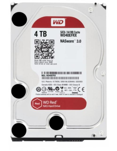 WD Red 4tb NAS HDD *WD40EFRX* meerdere stuks, Computers en Software, Harde schijven, Gebruikt, HDD, SATA, Ophalen of Verzenden