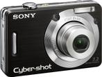 Sony Cybershot DSC-W55 7,2 MP noir + étui en cuir, Utilisé, Compact, Moins de 4 fois, 7 Mégapixel
