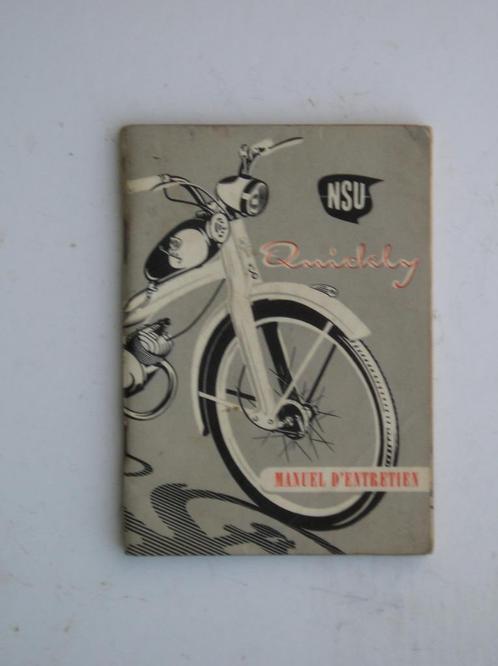Manuel vélomoteur NSU Quickly Mobylette Zundapp, Motoren, Onderdelen | Oldtimers, Ophalen
