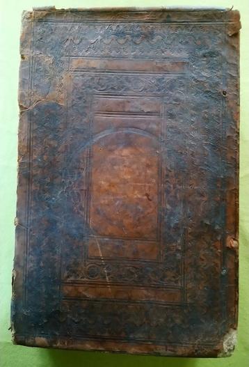 Prachtig groot massief boek, 1647