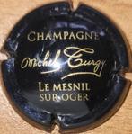 Champagnecapsule Michel TURGY zwart & mat goud nr 01e, Nieuw, Frankrijk, Ophalen of Verzenden, Champagne