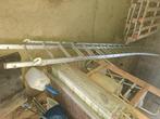 Ladder 2x15 sporten, Doe-het-zelf en Bouw, Ladders en Trappen, Ophalen, Gebruikt, Ladder, Opvouwbaar of Inschuifbaar