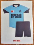 Panini Football 2010 Uit shirt Kortrijk nr 232 zeer zeldzaam, Ophalen of Verzenden, Zo goed als nieuw, Sticker
