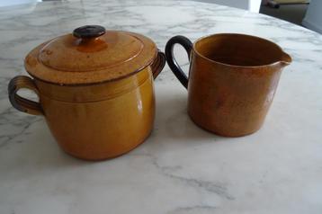Vallauris aardewerk. Confituurmaker: ADETIN, Antiek en Kunst, Ophalen of Verzenden