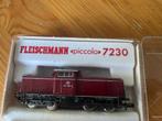 Piccolo V100 7230, Enlèvement ou Envoi, Fleischmann, Locomotive, Courant continu