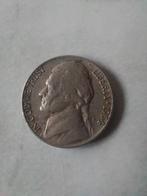 États-Unis, 5 five cents 1954 D, Envoi, Monnaie en vrac, Amérique du Nord