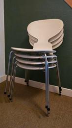 Set van 4 vintage Ant Chairs Jacobson/Hansen 1970, Huis en Inrichting, Ophalen, Gebruikt