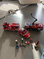 Playmobil brandweer 5337 - 9092 - 5364 - 5362, Kinderen en Baby's, Speelgoed | Playmobil, Ophalen, Zo goed als nieuw