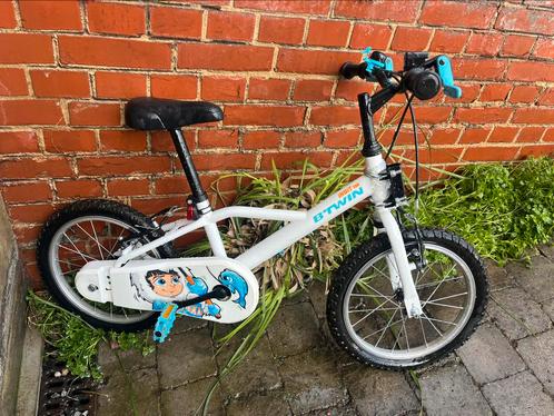 Vélo 16 pouce, Fietsen en Brommers, Fietsen | Kinderfietsjes, Gebruikt, 16 tot 20 inch, Zijwieltjes