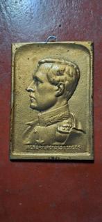 Plaque Bronze Albert1er, Collections, Objets militaires | Général, Enlèvement