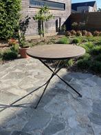 Tuintafel / terrastafel rond, Ophalen, Gebruikt, Rond, Metaal
