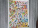 Comic puzzel poster, city, Ophalen of Verzenden, Zo goed als nieuw