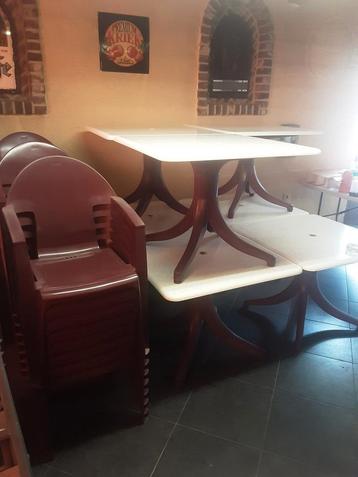 7 tuintafels en 28 stoelen beschikbaar voor biedingen