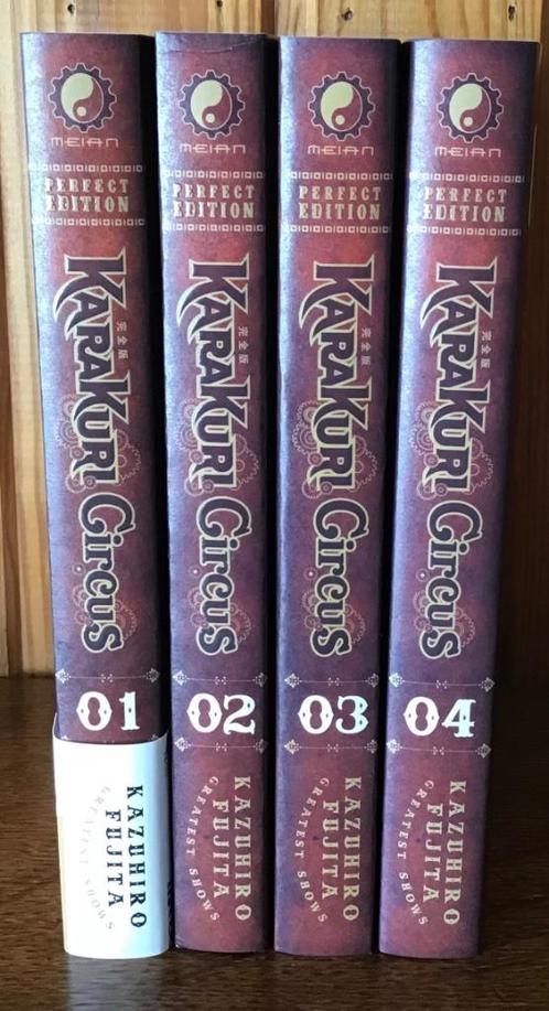 Lots manga karakuri circus tomes 1,2,3,4(en français), Boeken, Strips | Comics, Zo goed als nieuw, Meerdere comics, Ophalen of Verzenden