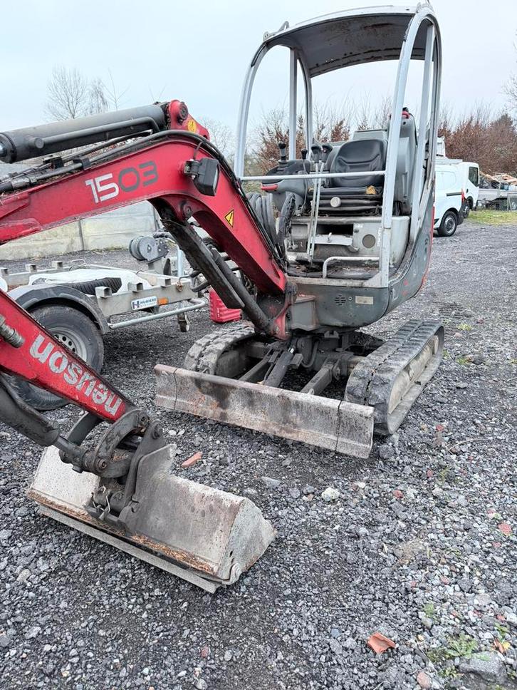 Schep Wacker Neuson 1503, Zakelijke goederen, Machines en Bouw | Kranen en Graafmachines, Graafmachine, Ophalen