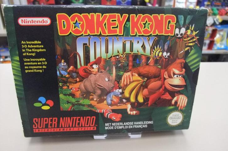 Donkey kong Country (cib) fah snes, Games en Spelcomputers, Games | Nintendo Super NES, Gebruikt, Platform, 1 speler, Vanaf 3 jaar