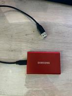 Samsung Portable SSD T7 500GB rood, Comme neuf, Samsung, Enlèvement, SSD