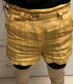 Short en lin beige doré Bershka taille S, Vêtements | Femmes, Culottes & Pantalons, Comme neuf, Beige, Taille 36 (S), Courts