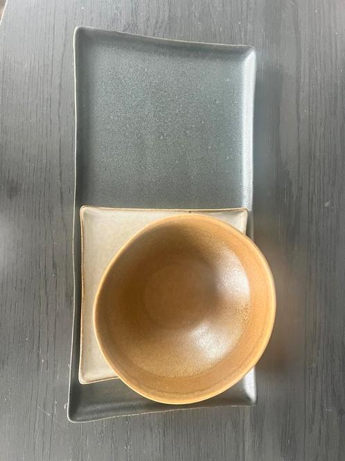 Handgemaakt servies, Huis en Inrichting, Keuken | Servies, Nieuw, Compleet servies, Effen, Keramiek, Ophalen of Verzenden