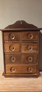 Miniatuurkastje met 7 lades, Antiek en Kunst, Ophalen of Verzenden