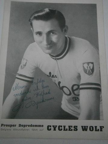 Prosper Depredomme, oude handtekening beschikbaar voor biedingen