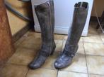 LEDEREN LAARZEN EMILIO LUCCA X, Kleding | Dames, Schoenen, Hoge laarzen, Bruin, Emilio Lucca X, Ophalen of Verzenden