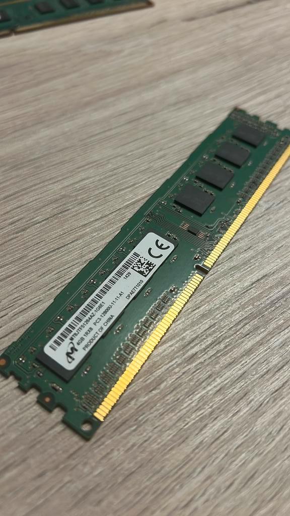 DDR3 RAM set – 4GB + 2X1GB – PC3-12800U / PC3-10600U, Computers en Software, RAM geheugen, Gebruikt, Desktop, DDR3, Ophalen