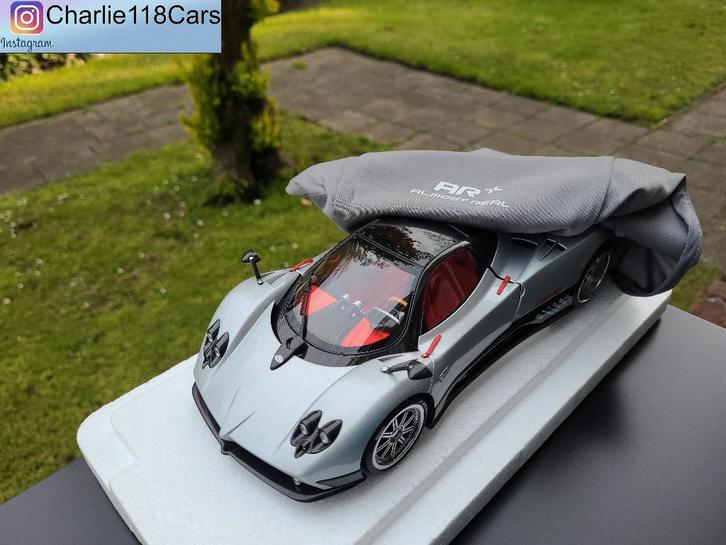Almost Real 1/18 Pagani Zonda F – Grigio Mercurio, Hobby & Loisirs créatifs, Voitures miniatures | 1:18, Neuf, Enlèvement ou Envoi