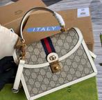 Gucci ophidia small top handle bag beige Gg Supreme Canvas, Envoi, Blanc, Neuf