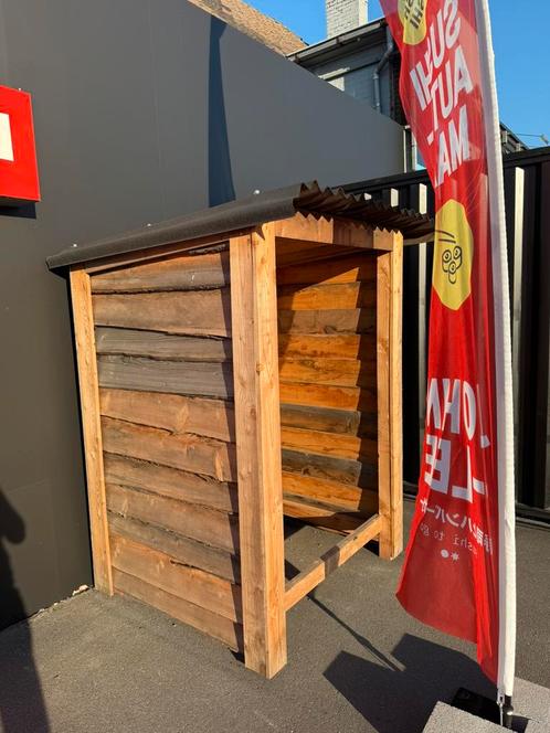 Huisje voor Automaat, Tuin en Terras, Tuinhuizen, Nieuw, Overige typen, Hout, Minder dan 200 cm, Met overkapping, Ophalen