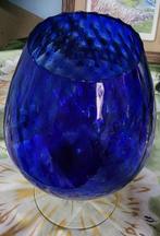 Vase vintage en verre d'Empoli Italie années 60, Ophalen