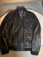 C’est unique vintage leren jas, Kleding | Heren, Maat 48/50 (M), Zwart, Ophalen of Verzenden, Zo goed als nieuw