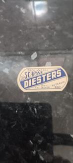 Oud bieretiket Diesters br de schrans Betekom, Verzamelen, Biermerken, Ophalen of Verzenden