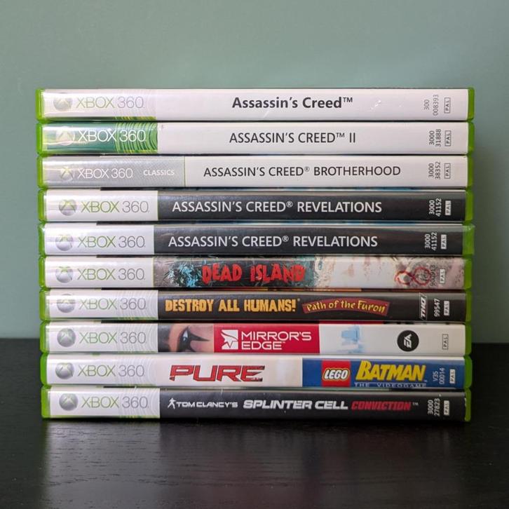 Lot de jeux Xbox 360, Games en Spelcomputers, Games | Xbox 360, Gebruikt, Avontuur en Actie, 1 speler, Vanaf 7 jaar, Ophalen of Verzenden