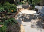 Gietijzeren bistroset, Tuin en Terras, Tuinsets en Loungesets, Ophalen, Gebruikt