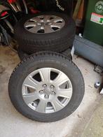 Aluminium Audi velgen met winterbanden. 215x65 R16., Auto-onderdelen, Banden en Velgen, Ophalen, 16 inch, Banden en Velgen, Winterbanden