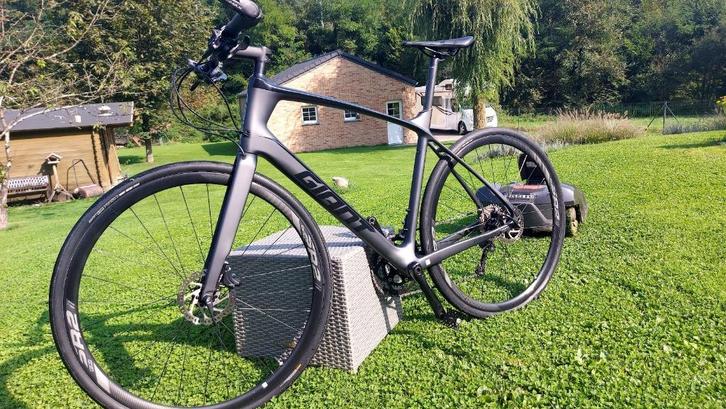 Vélo Citybike - Fitness  - Giant Fastroad Advanced2 carbone, Fietsen en Brommers, Fietsen | Racefietsen, Zo goed als nieuw, Giant