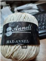 Annell MAX-ANELL - Brei- & haakkatoen - ECRU, Hobby en Vrije tijd, Breien en Haken, Ophalen of Verzenden, Nieuw, Haken, Wol of Garen