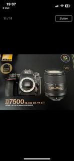 Nikkon D7500 met flash en verschillende accessoires!, Audio, Tv en Foto, Spiegelreflex, Ophalen of Verzenden, Zo goed als nieuw