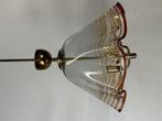 A2513. Temde jaren 60/70 glazen plafondlamp, 0920, Duitsland, Utilisé, Enlèvement ou Envoi, Verre