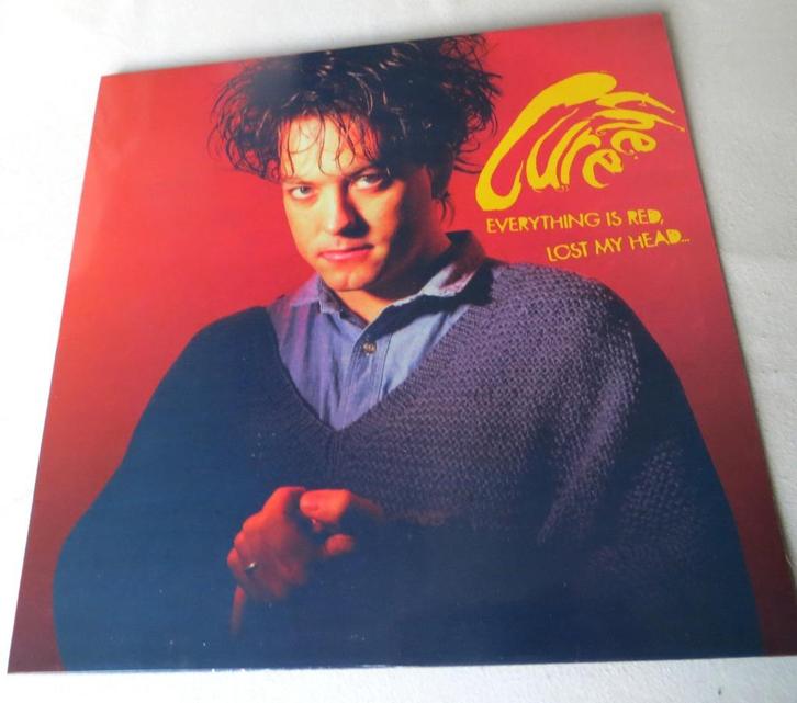 THE CURE  EVERYTHING IS RED LOST MY HEAD - WHITE MAR. VINYL, Cd's en Dvd's, Vinyl | Rock, Zo goed als nieuw, Alternative, 12 inch
