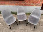3 stoffen stoelen, Huis en Inrichting, Stoelen, Ophalen, Gebruikt