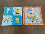 Setje zakdoekjes Tweety - Spongebob, Kinderen en Baby's, Ophalen of Verzenden, Zo goed als nieuw, Overige typen