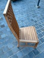6 stoelen teak hout in goede staat, Ophalen, Hout