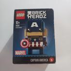 Lego 41589 Brick Headz Captain America, Comme neuf, Lego, Enlèvement ou Envoi